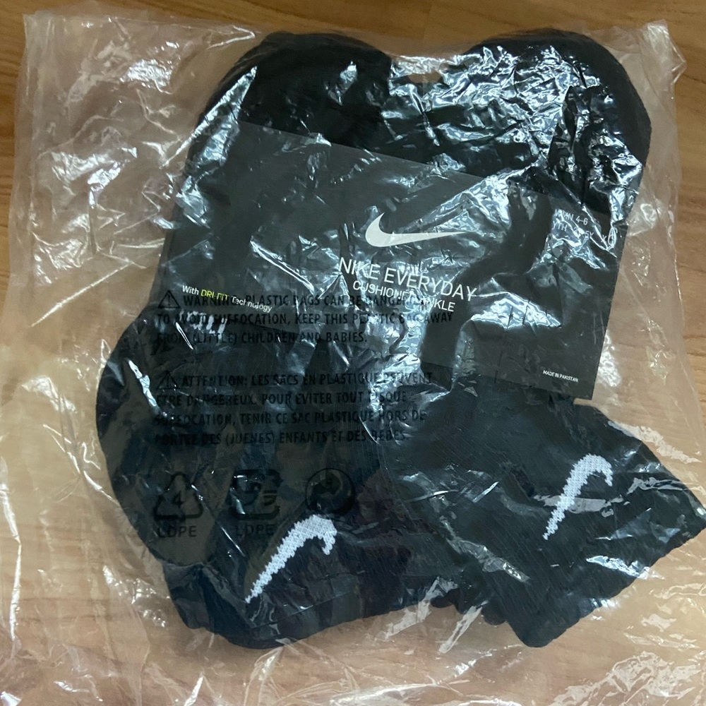 Black Nike Socks 6 pack